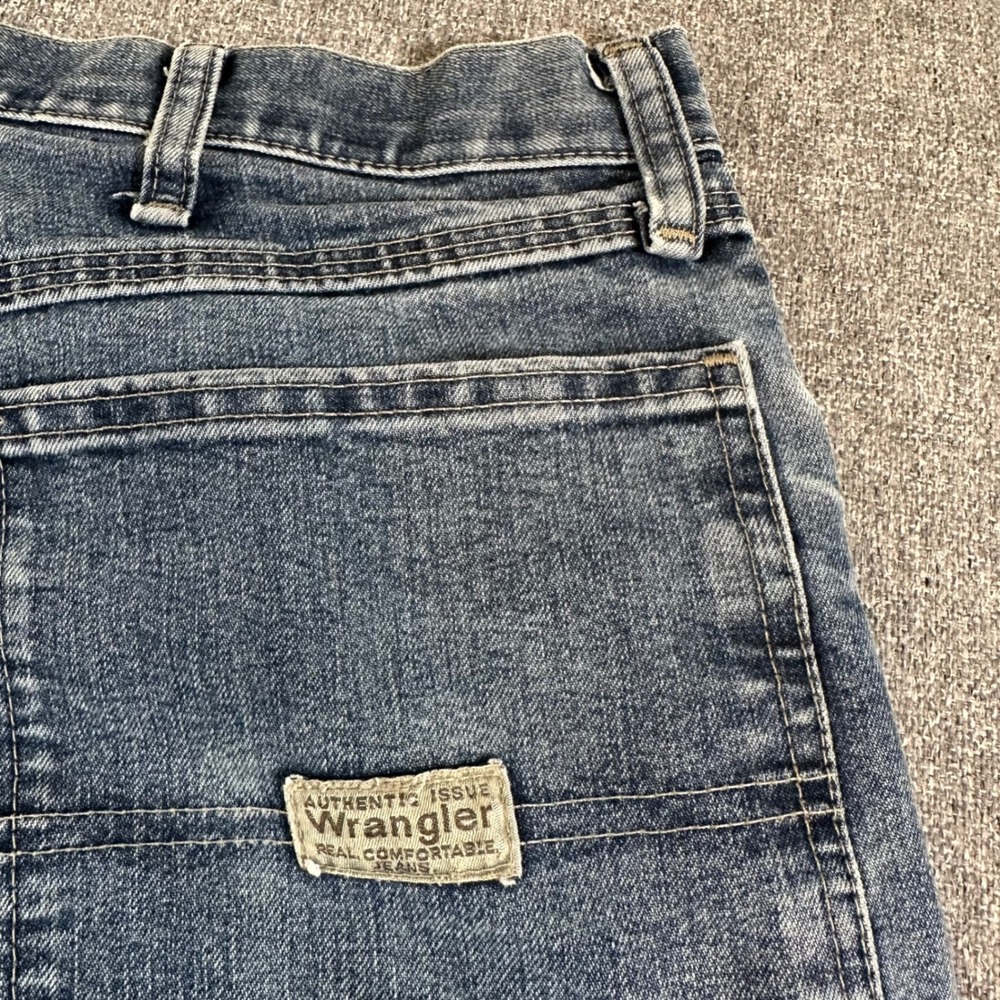 Wrangler Carpenter Jeans Mens 36x30 94LSWDV Blue Utility Hammer Loop Denim - Picture 3 of 10